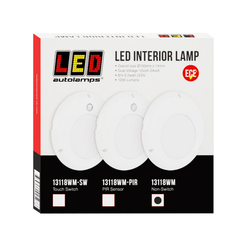 LED Autolamps Large Interior/Exterior Lamp with Aluminium