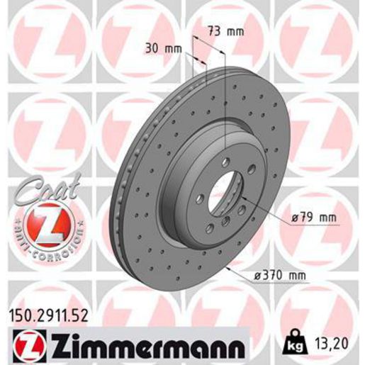 Zimmermann Sport Z Brake Rotor Single 370mm Front