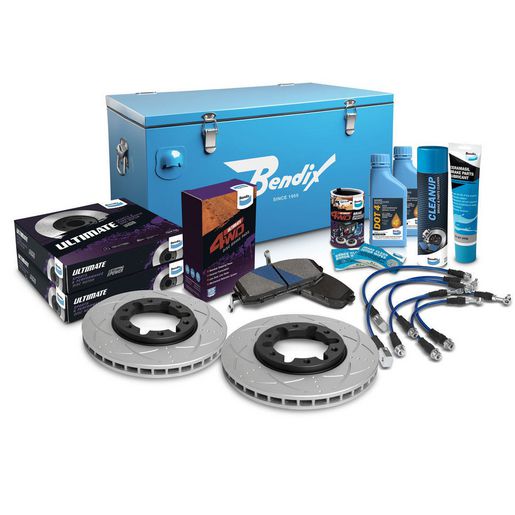 Bendix Ultimate 4x4 Brake Upgrade Kit Front (Suits 4"