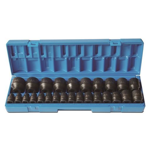 Action Impact Socket 1/2" Drive 26 Piece Metric 605202601