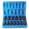 Action Universal Impact Socket Set 6-Point 3/8" Drive 13