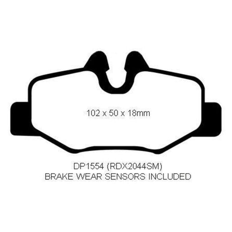 RDA Phantom Ceramic Brake Pad Set Rear RDC2044