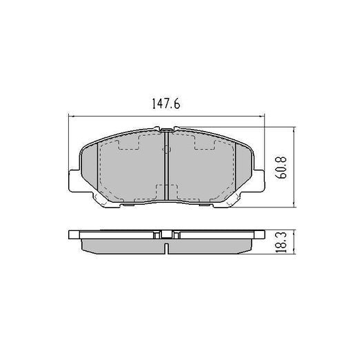 RDA Phantom Ceramic Brake Pad Set Front RDC2013