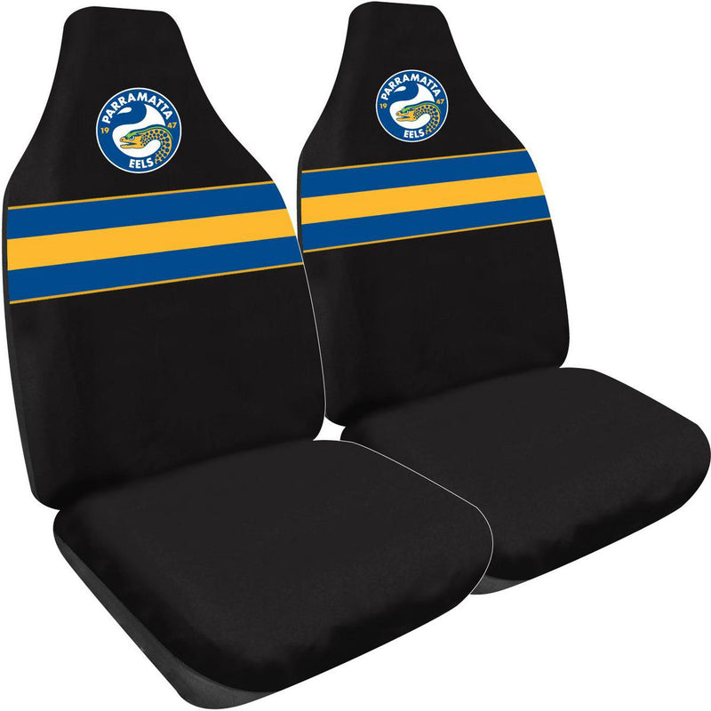 NRL Front Car Seat Covers Polyester, Eels - Pair