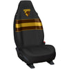 AFL Front Car Seat Covers Polyester, Black/Brown - Pair