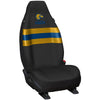AFL Front Car Seat Covers Polyester, Black/Yellow - Pair