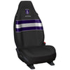 AFL Front Car Seat Covers Polyester, Black/Purple - Pair