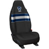 AFL Front Car Seat Covers Polyester, Black/Blue - Pair