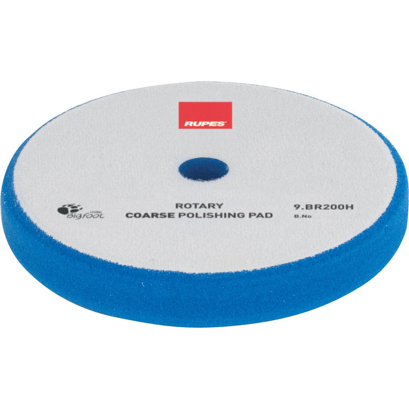 Rupes Bigfoot Rotary Foam Polishing Pad Blue Coarse 180mm
