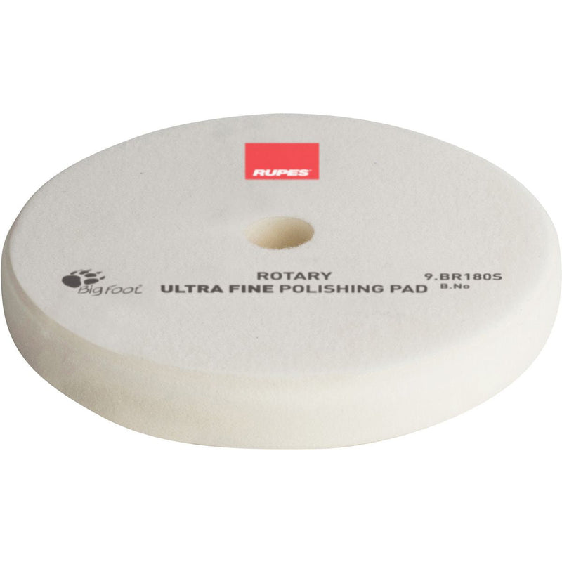 Rupes Bigfoot Rotary Foam Polishing Pad White Ultra Fine