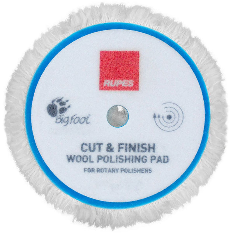 Rupes Bigfoot Cut & Finish Rotary Wool Polishing Pad