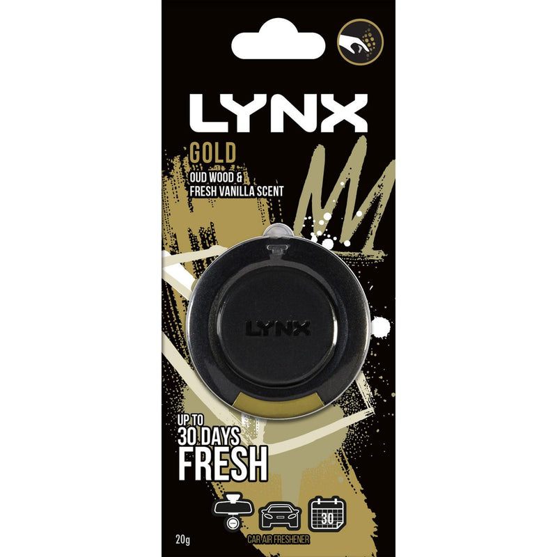Lynx Car Air Freshener - 3D Hang Gold Scent E303521000