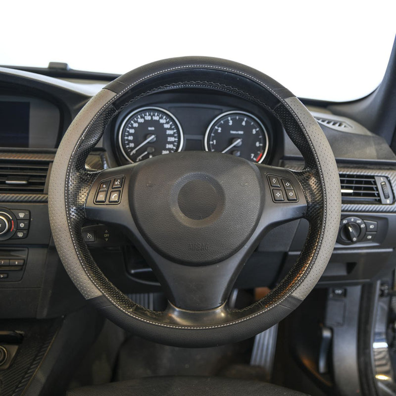 Gearup Steering Wheel Cover 36.8 x 39.4cm - Two Tone