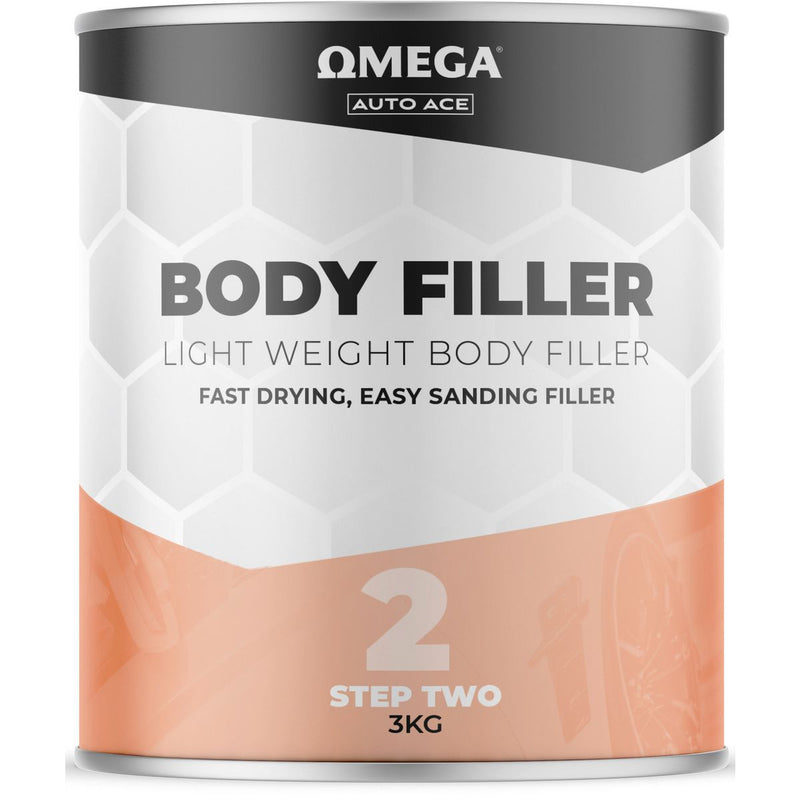Omega Light Weight Body Filler 3kg AA-LWF3K