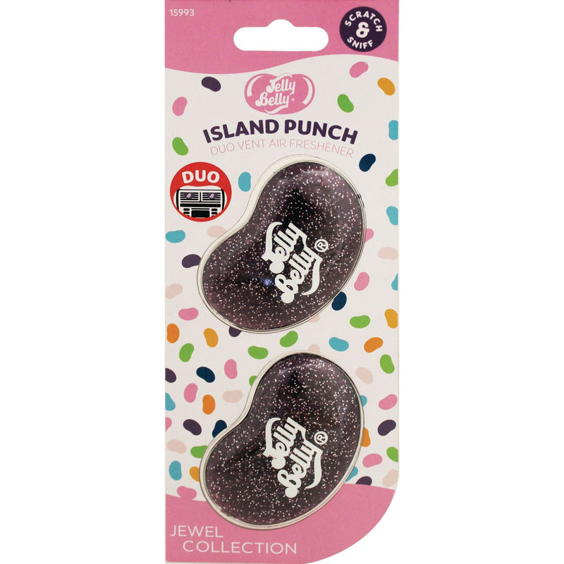 Jelly Belly Jewel Duo Vent Island Punch Car Air Freshener