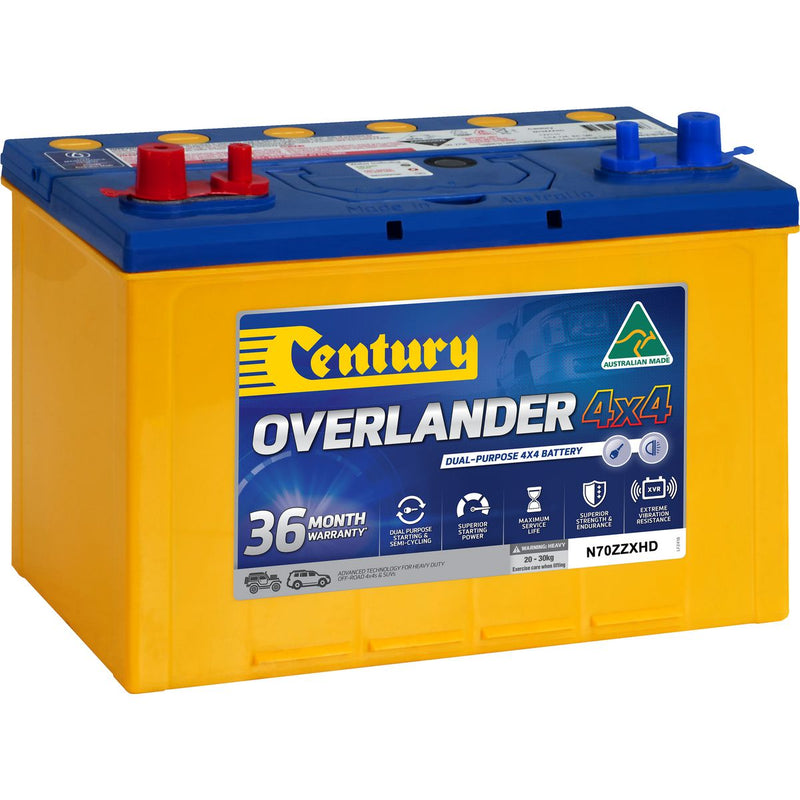 Century Batteries Battery Overlander 4X4 -122120 N70ZZXHD