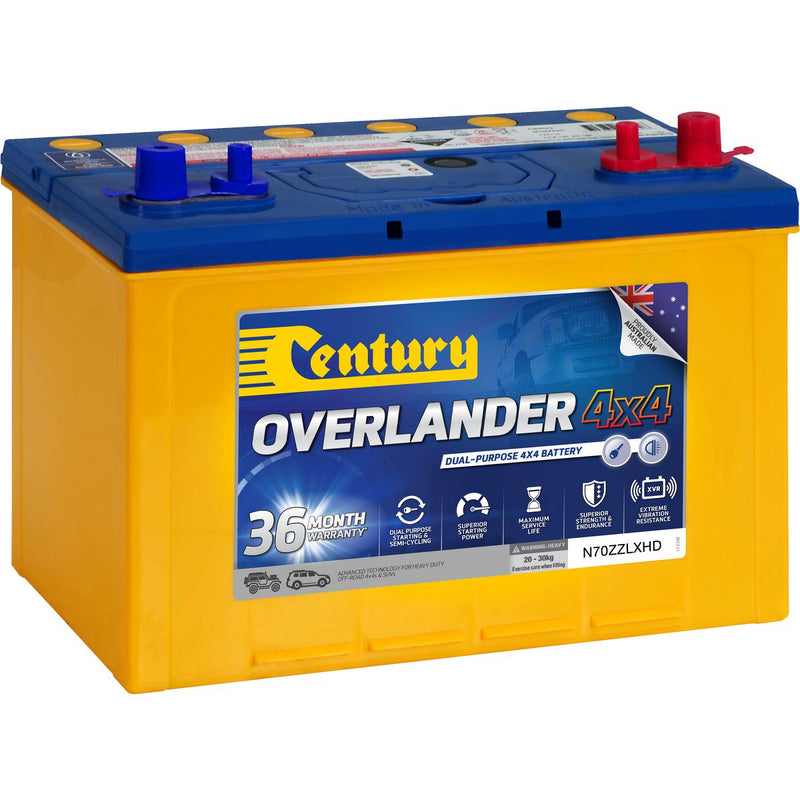 Century Batteries Battery Overlander 4X4 -122121 N70ZZLXHD