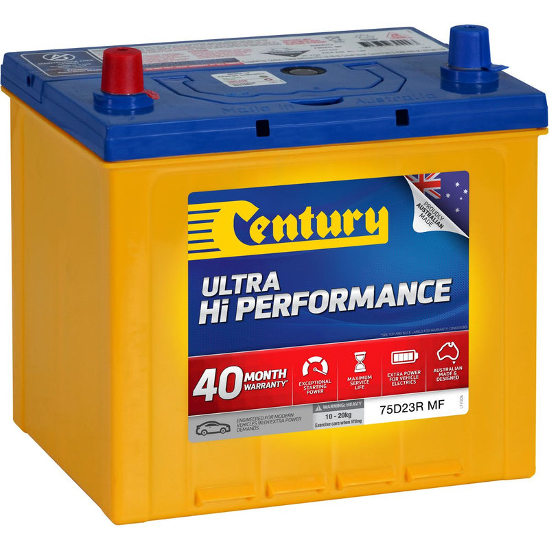 Century Batteries Battery-Car & Pass 40M 107123 75D23RMF