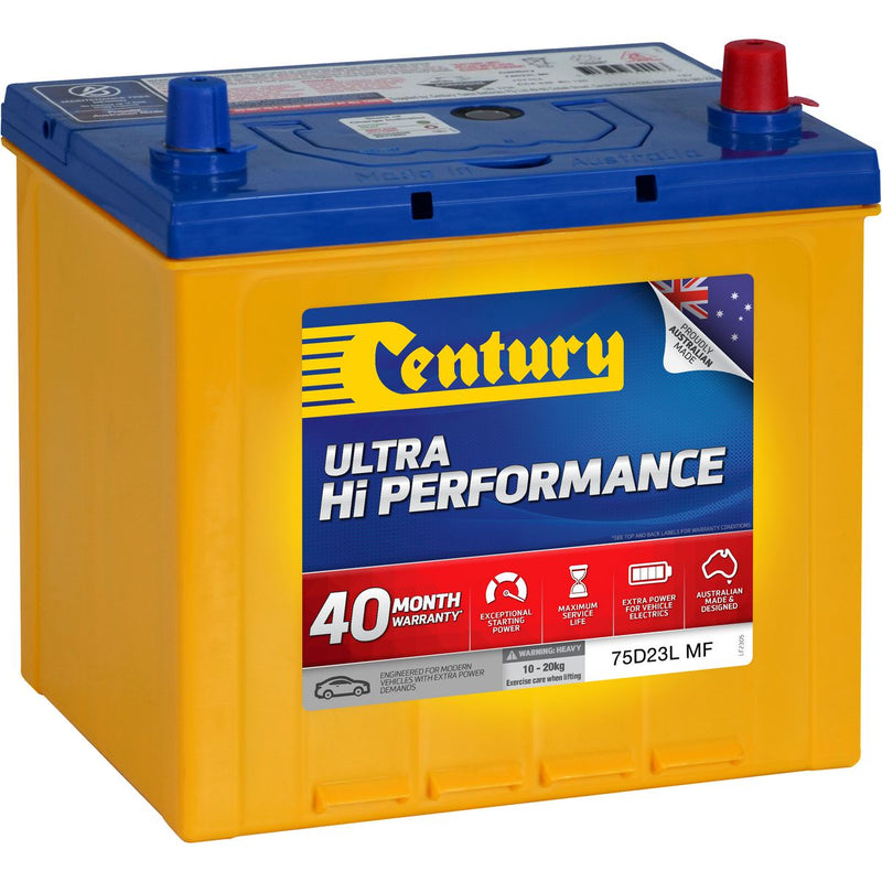 Century Batteries Battery-Car & Pass 40M 107124 75D23LMF