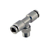 Turbosmart 1/8" NPT Tee Pushloc Fitting SS 6mm