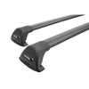 Prorack Aero Flush Bar Pair 90-100Cm Black S25B