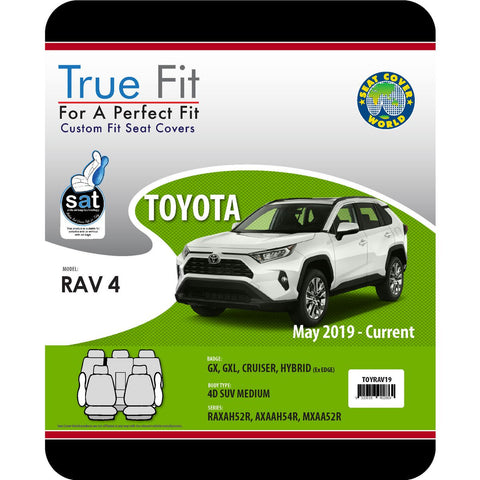 True Fit Tailored Fit Front & Rear Car Seat Covers