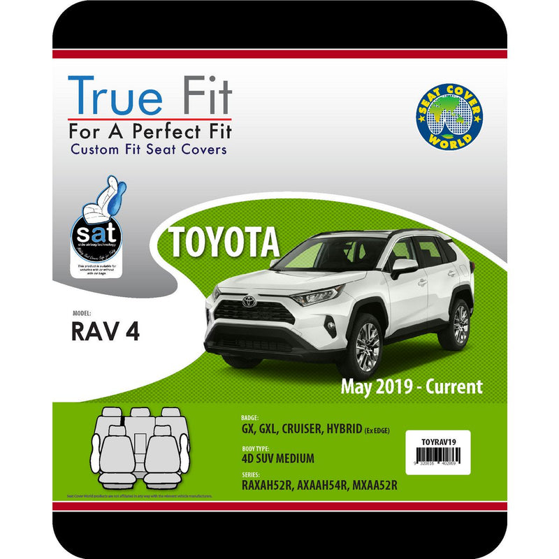 True Fit Tailored Fit Front & Rear Car Seat Covers