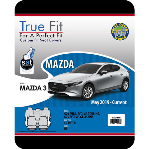 True Fit Tailored Fit Front & Rear Car Seat Covers