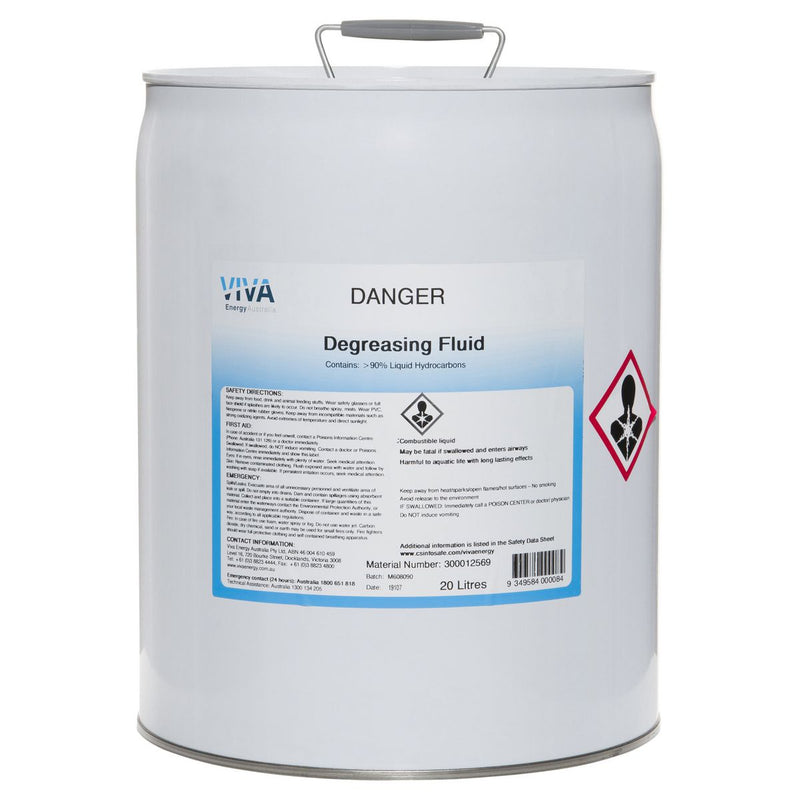 Shell Lubricants Viva Energy Degreasing Fluid 20L