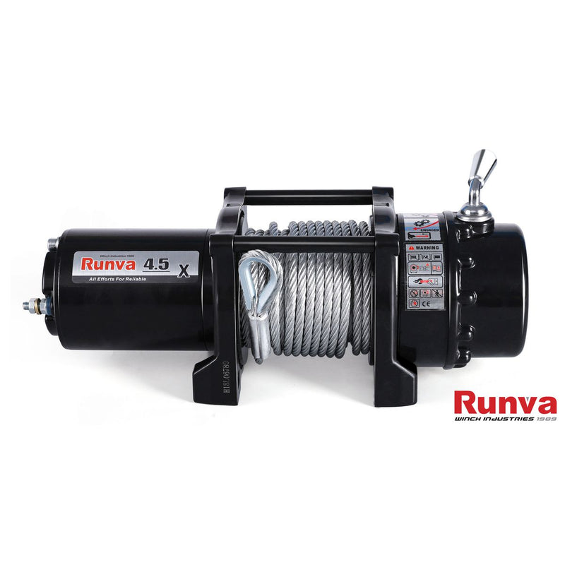 Runva 4.5X ATV Winch 24V 4500lb W/Steel Cable 45X24VS