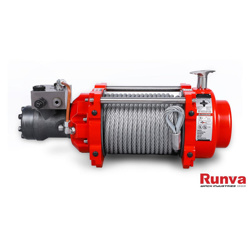 Runva HWN15000I 4X4 Winch Hydraulic 15000lb W/Steel Cable
