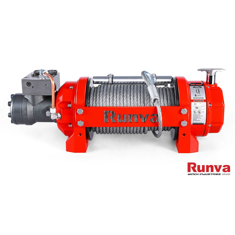 Runva HWV15000 4X4 Winch Hydraulic 15000lb W/Steel Cable