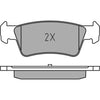 Meyle Brake Pad Set 025 243 6719/PD