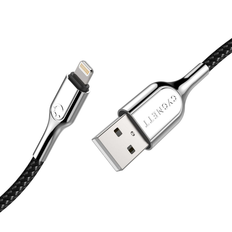 Cygnett Armored Lightning To USB-A Cable 2M Black