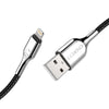 Cygnett Armored Lightning To USB-A Cable 2M Black