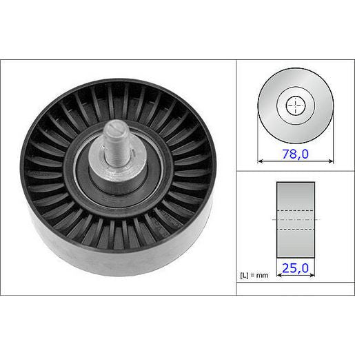 INA Drive Belt Idler 532 0705 10