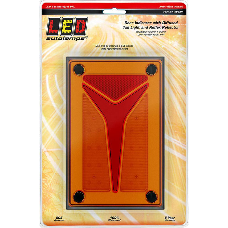 LED Autolamps Indicator Lamp with Diffused Tail Function