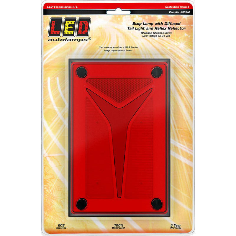 LED Autolamps Single stop/tail lamp/diffused tail