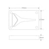 LED Autolamps Single reverse lamp/diffused tail function