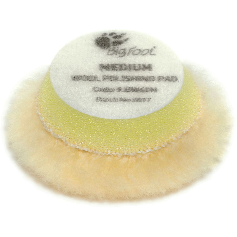 Rupes Bigfoot Nano Wool Medium Polishing Pad Yellow