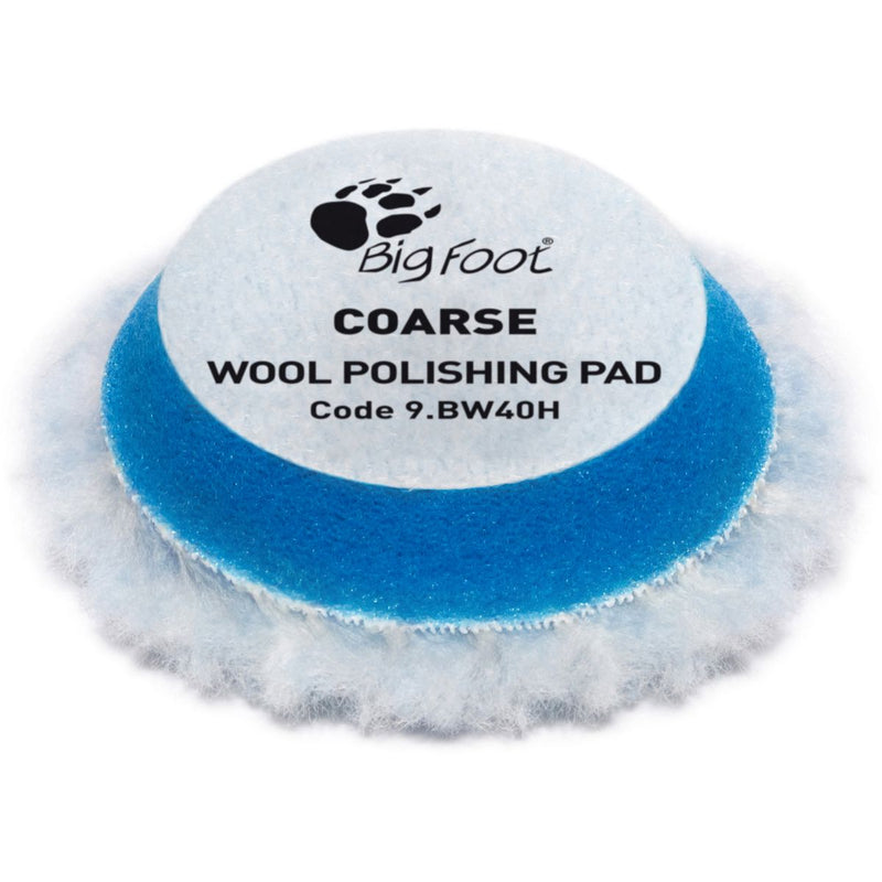 Rupes Bigfoot Nano Wool Coarse Polishing Pad Blue 30/45Mm