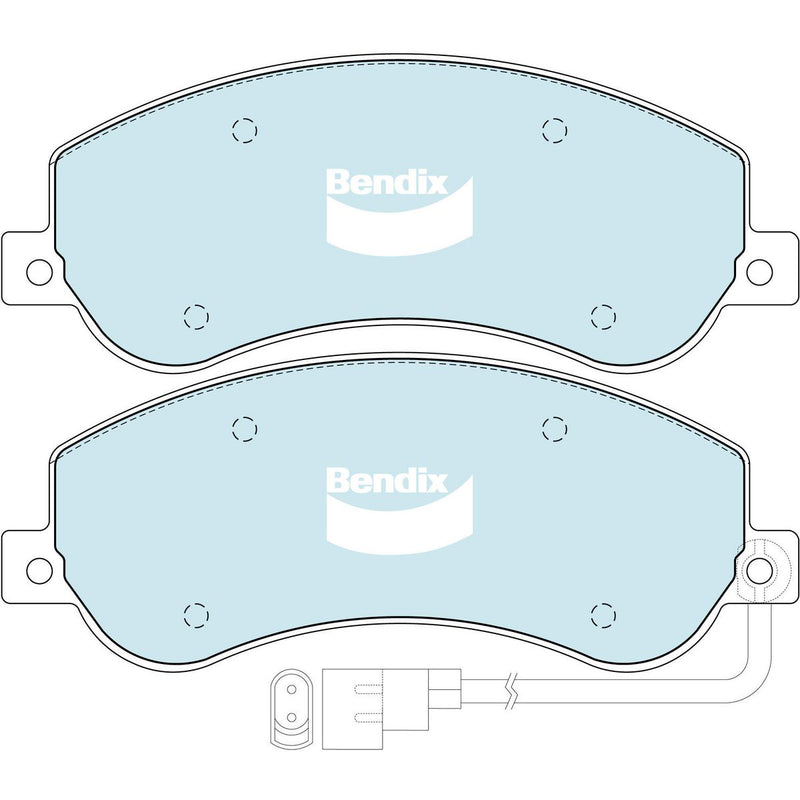 Bendix Ultimate 4WD Brake Pad Set Front DB1915 ULT4WD