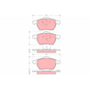 TRW Cotec Brake Pad Set Front GDB1429