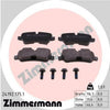 Zimmermann Brake Pad Rear Set 24192.175.1