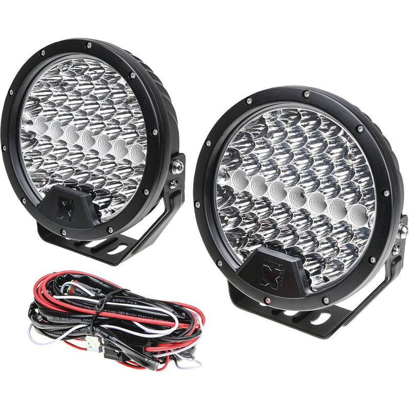 Maxi Trac 220mm LED Driving Light Kit, 20582 Lumens,