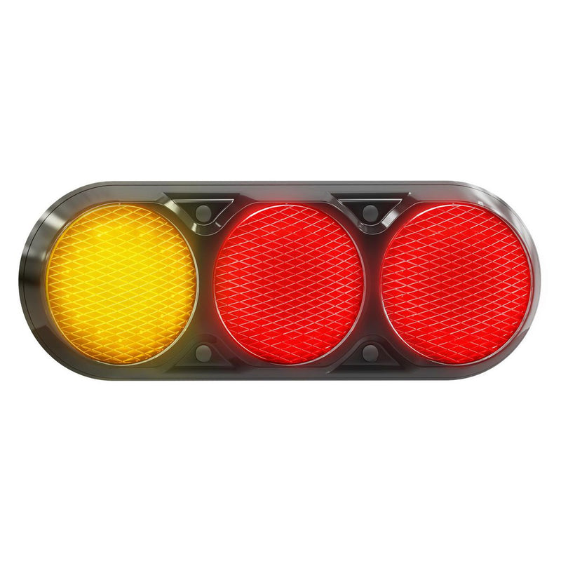 LED Autolamps Stop/Tail, Indicator, Black Bracket, 12
