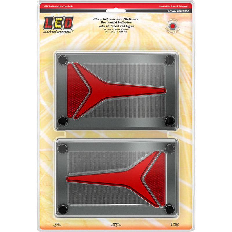LED Autolamps Single LHS/RHS Stop / Tail/ Indicator Lamp