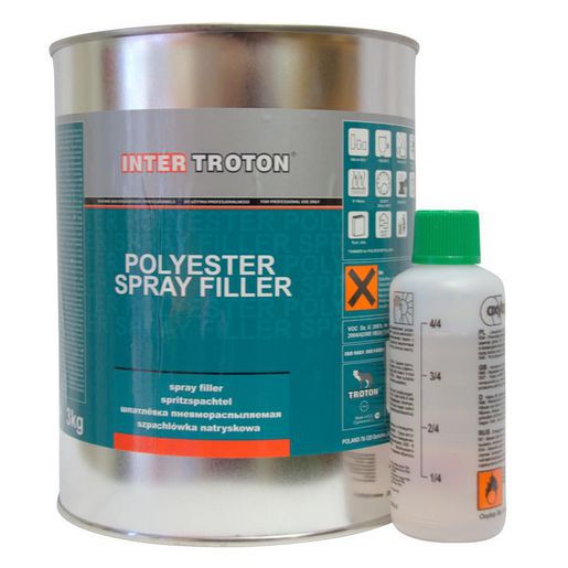Troton 2K Polyester Spray Filler 3Kg T8869