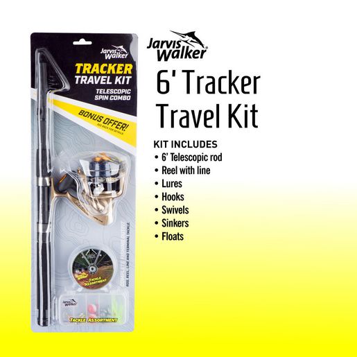 Jarvis Walker Tracker Tele Pack Fishing Kit 6ft. 19675