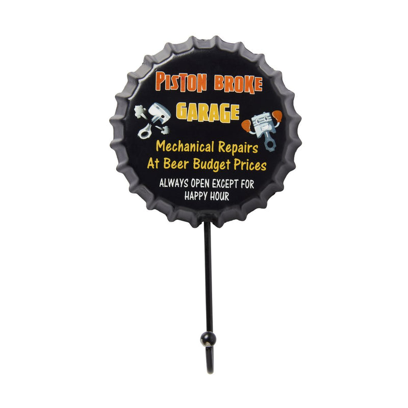 Gv Style Bottle Top Coat Hook - Piston Broke Garage